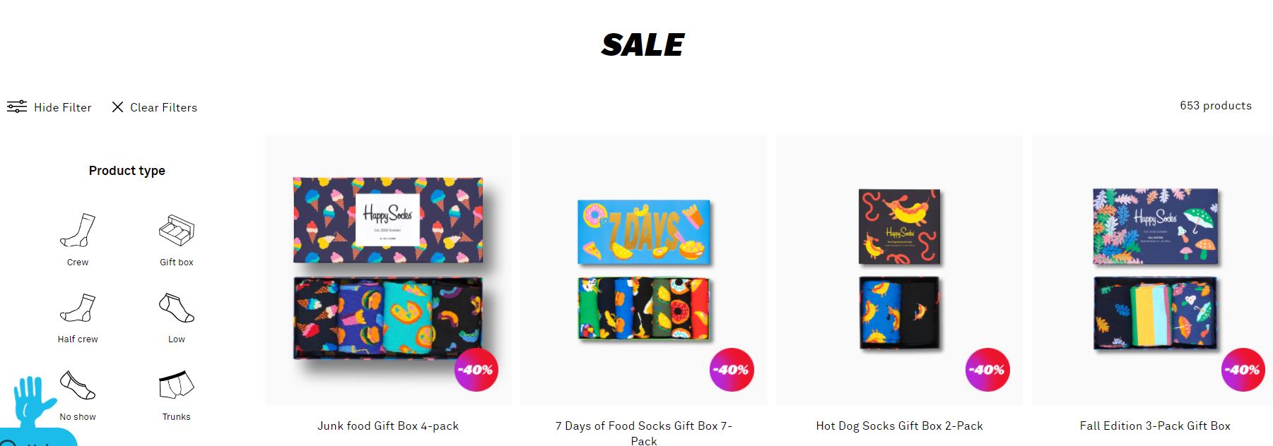 Happy Socks SALE: